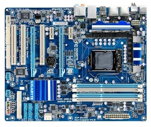 GIGABYTE GA-P55A-UD3R motherboard Intel® P55 LGA 1156 (Socket H) ATX