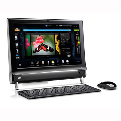 HP TouchSmart NY758AA PC AMD Athlon II X2 235e 4 GB DDR3-SDRAM 500 GB AMD Radeon HD 3200 Windows 7 Home Premium Desktop Black