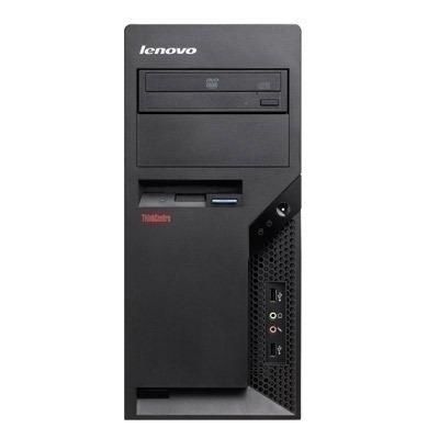 Lenovo ThinkCentre A58 Tower (75157QG) + ThinkVision L2251P Intel® Core™2 Duo E7500 2 GB DDR2-SDRAM 320 GB Windows 7 Professional PC Black