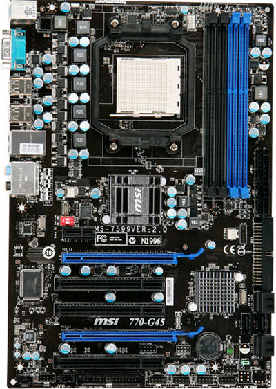 MSI 770-G45 AMD 770 Socket AM3 ATX