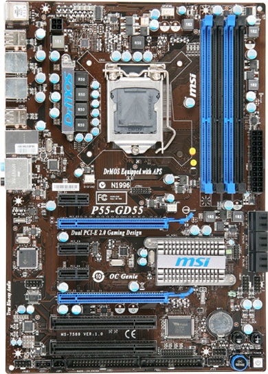 MSI P55-GD55 LGA 1156 (Socket H) ATX