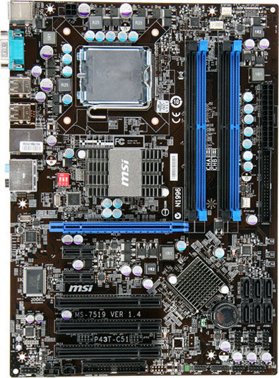 MSI P43T-C51 LGA 775 (Socket T) ATX