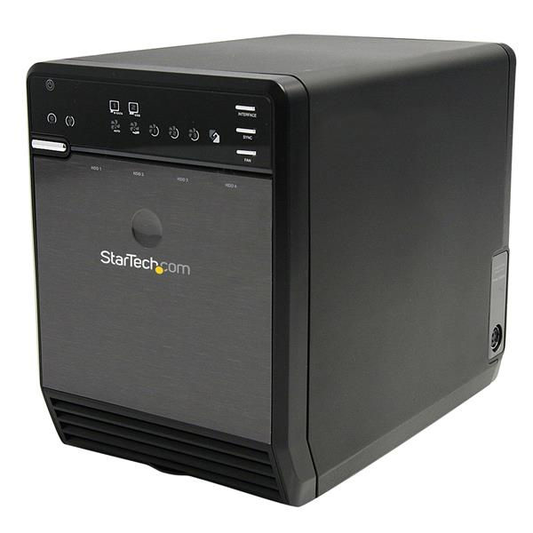 StarTech.com 3.5in 4 Drive eSATA USB Multi Bay External Hard Drive Enclosure
