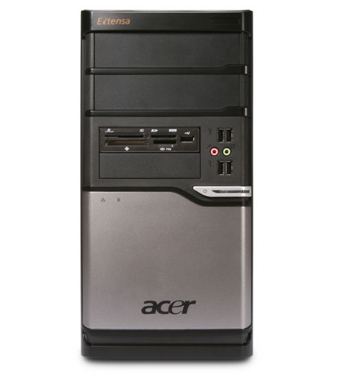Acer Extensa E464 Intel® Core™2 Quad Q8200 4 GB DDR2-SDRAM 640 GB NVIDIA® GeForce® 7100 Windows Vista Home Premium Tower PC