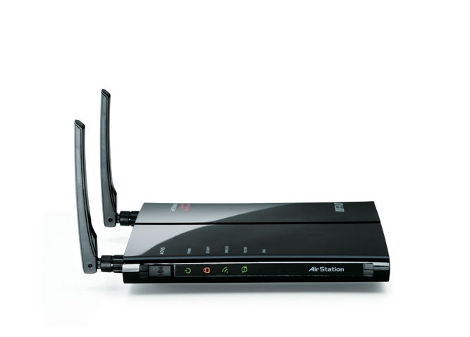 Buffalo Wireless-N 300Mbps wireless router Fast Ethernet Black