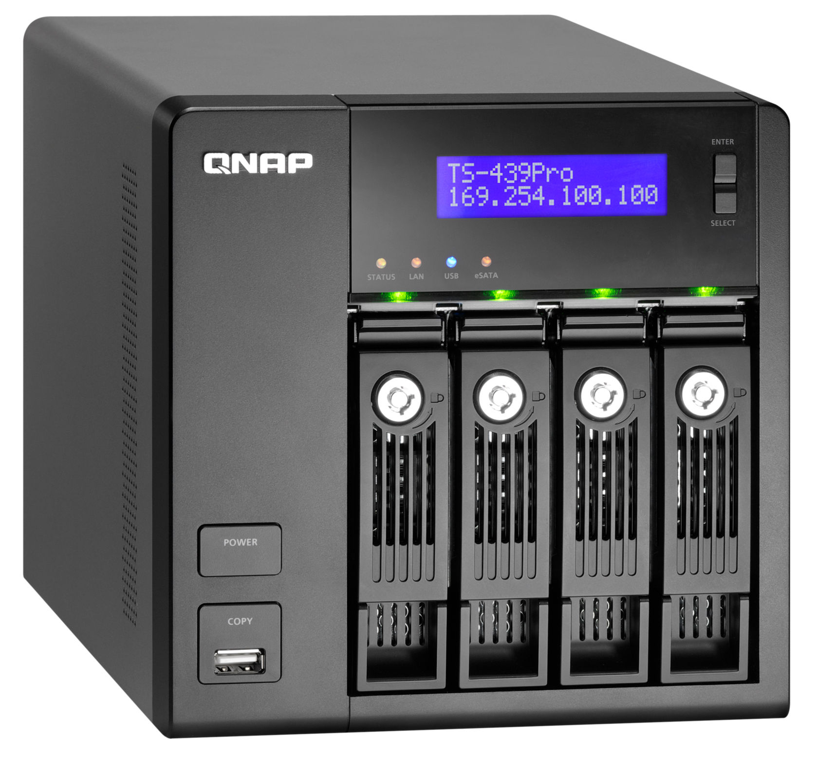 QNAP TS-439Pro/2TB Tower 1 GB DDR2