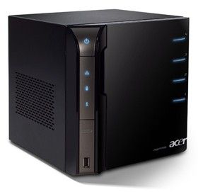 Acer Aspire easyStore H340-H Intel Atom® 230 2 GB DDR2-SDRAM 3 TB Intel® GMA 950 Windows Home Server Desktop PC Black