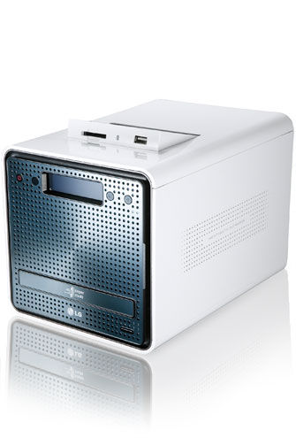 LG N2R1D NAS/storage server Black, White