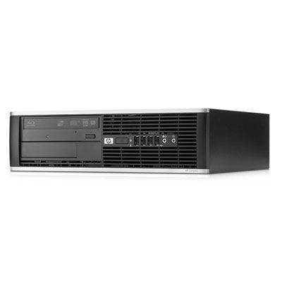 HP Compaq Elite Compaq 8000 Elite Small Form Factor PC Intel® Pentium® E5400 2 GB DDR3-SDRAM 320 GB Intel® GMA 4500 Windows 7 Professional SFF Black