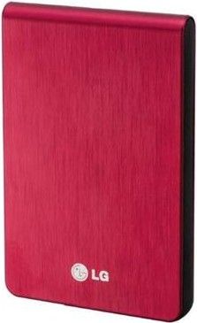 LG 320GB HXD3 external hard drive 5400 RPM 2.5" USB 2.0 Red