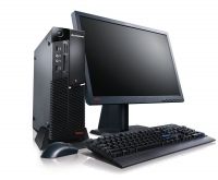 Lenovo ThinkCentre A58 Intel® Core™2 Duo E7600 2 GB DDR2-SDRAM 320 GB Intel® GMA X4500 Windows 7 Ultimate SFF PC Black