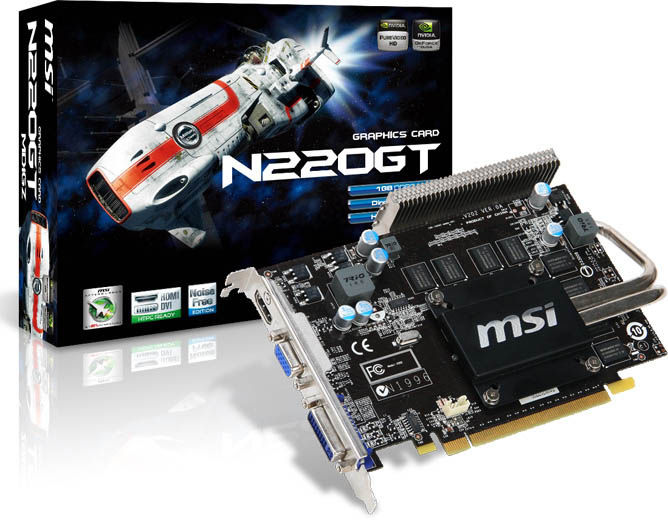 MSI N220GT-MD1GZ GeForce GT 220 1 GB GDDR2
