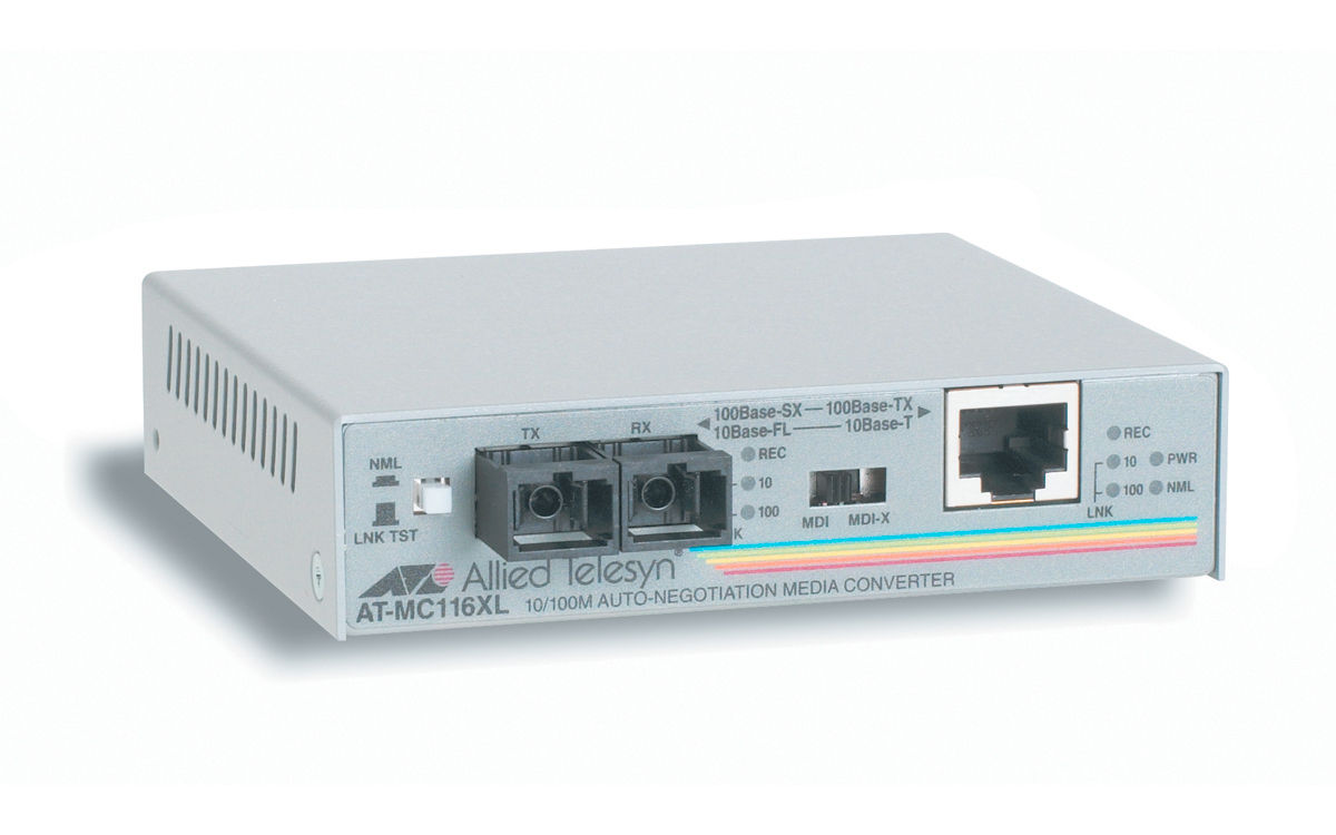 Allied Telesis AT-MC116XL-60 network media converter 10 Mbit/s 850 nm