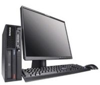 Lenovo ThinkCentre M58p Intel® Core™2 Duo E8400 2 GB DDR3-SDRAM 160 GB Intel® GMA X4500 Windows Vista Business Desktop PC Black