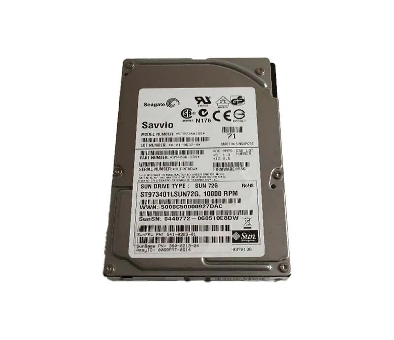 390-0213 - Sun 73GB 10000RPM SAS 3Gb/s 2.5-in Hard Drive