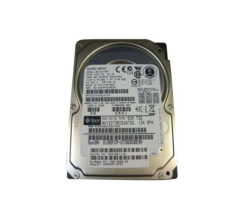 390-0285-03 - Sun 73GB 10000RPM SAS 3Gb/s 2.5-in Hard Drive