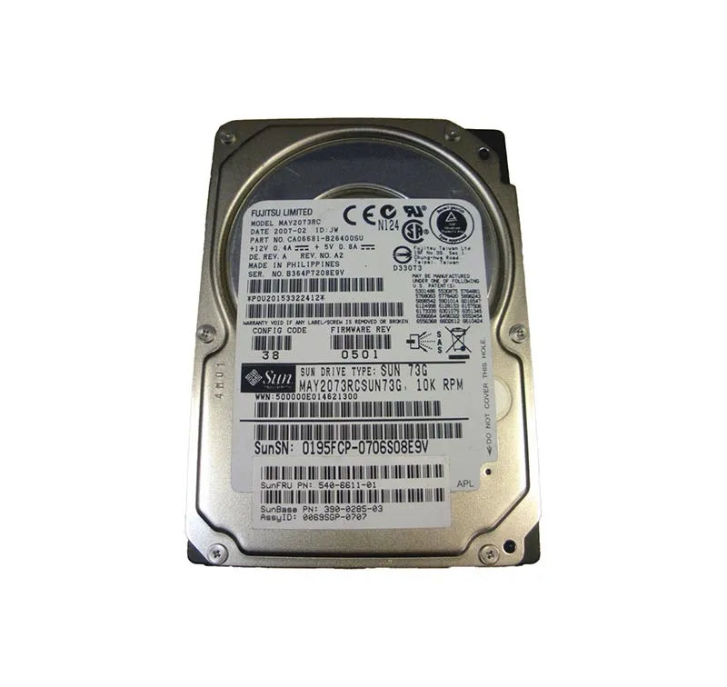 390-0285 - Sun 73GB 10000RPM SAS 3Gb/s 2.5-in Hard Drive