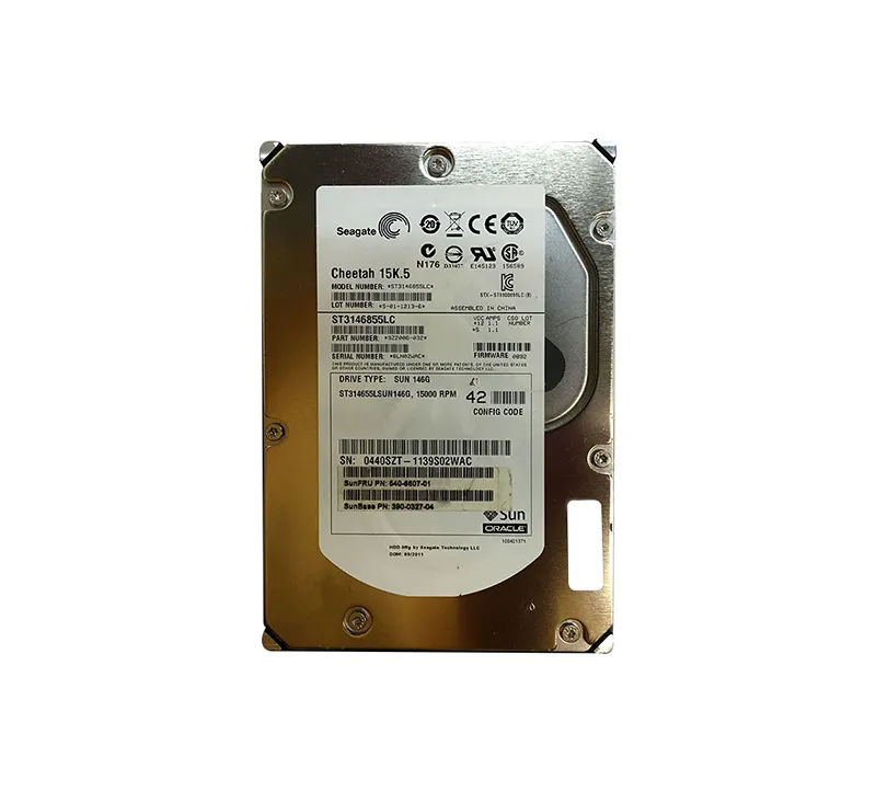 Sun 146GB 15K RPM Ultra-320 SCSI 3.5" Hard Drive (MPN 390-0327)