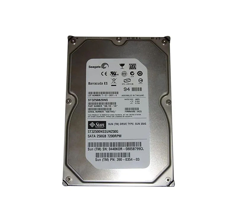390-0354 - Sun 250GB 7200RPM SATA 3Gb/s 3.5-in Hard Drive