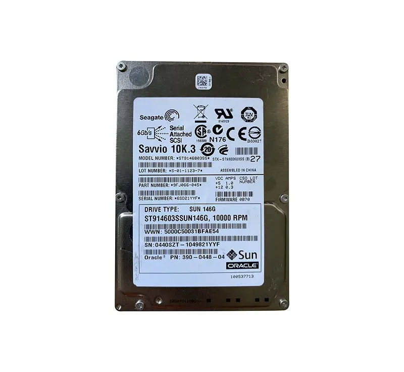 390-0448-04 - Sun 146GB 10000RPM SAS 3Gb/s 2.5-in Hard Drive