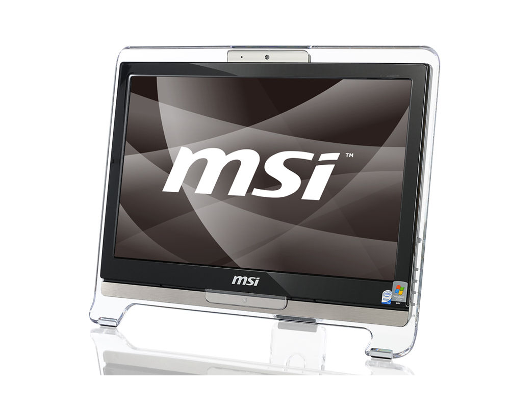 MSI Wind Top AE1900-083 Intel Atom® 47 cm (18.5") 1366 x 768 pixels 1 GB DDR2-SDRAM 160 GB Intel® GMA 950 White