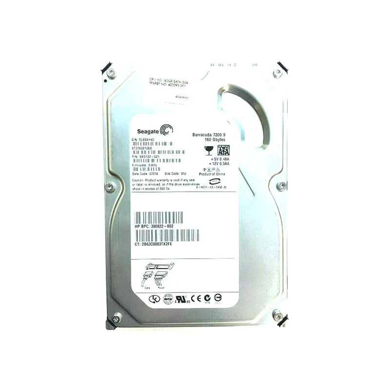 390822-002 - HP 160GB 7200RPM SATA 3Gb/s 3.5-in Hard Drive