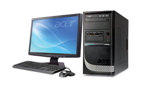 Acer Extensa E270 Intel® Core™2 Quad Q8300 4 GB DDR2-SDRAM 640 GB NVIDIA® GeForce® GT 120 Windows 7 Home Premium Tower PC