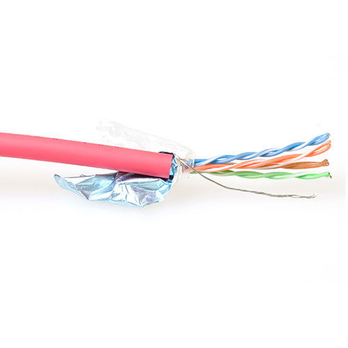 ACT CAT5E F/UTP LSZH stranded patch red 500 m