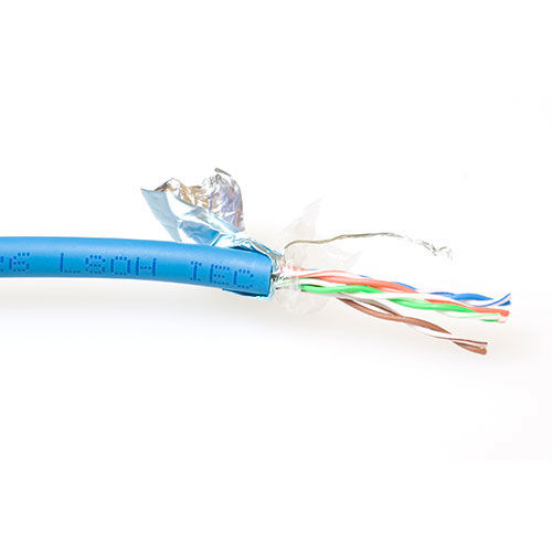 ACT CAT5E F/UTP LSZH stranded patch blue 100 m
