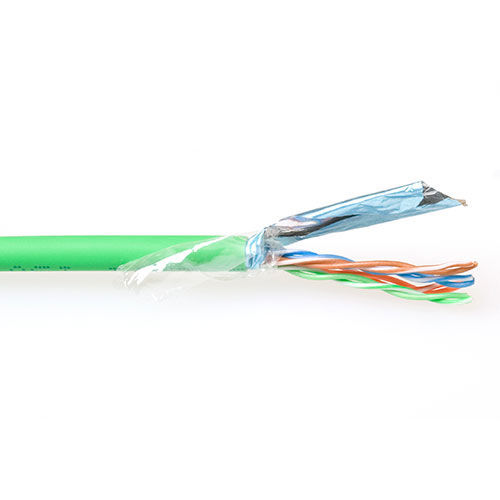 ACT CAT5E F/UTP LSZH stranded patch green 500 m