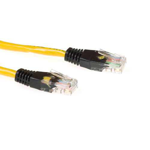 ACT CAT5E UTP cross-over (IB3151) 1.5m networking cable Yellow