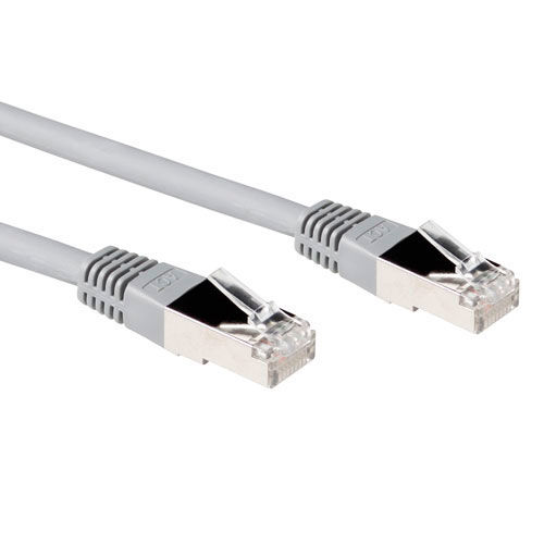 ACT Grey 10 meter LSZH U/UTP CAT5E patch cable with RJ45 connectors