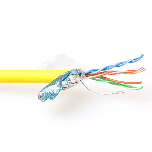 ACT CAT5E F/UTP LSZH stranded patch yellow 500 m