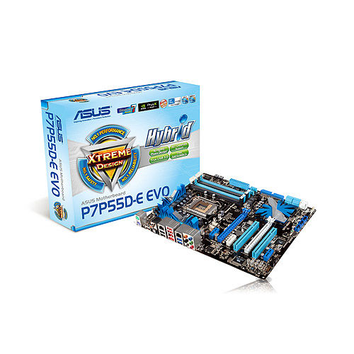 ASUS P7P55D-E EVO Intel® P55 LGA 1156 (Socket H) ATX