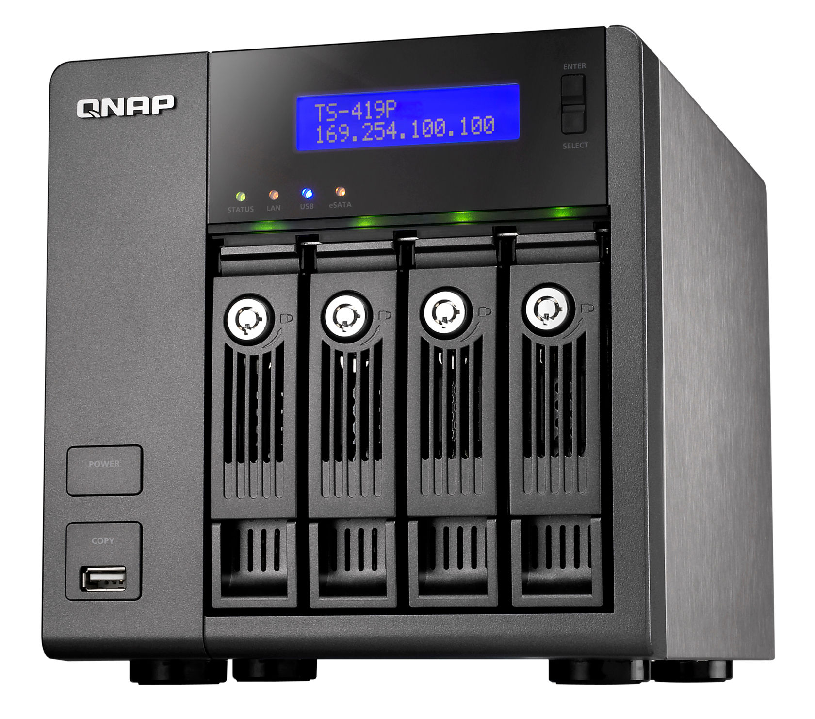 QNAP TS-419P Tower 0.5 GB DDR2 2 TB
