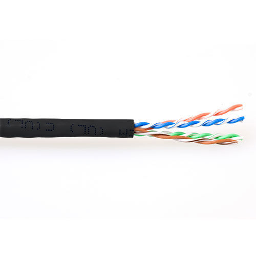 ACT CAT6 U/UTP stranded patch black 305 m