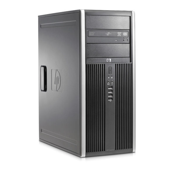 HP Compaq Elite 8000 Elite Intel® Core™2 Duo E8500 4 GB DDR3-SDRAM 320 GB Intel® GMA 4500M Windows 7 Professional Mini Tower PC Black