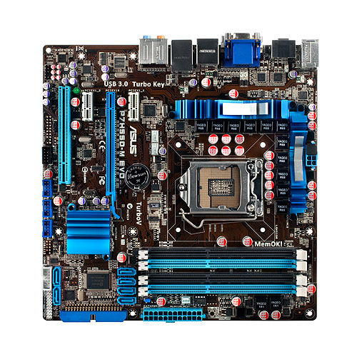 ASUS P7H55D-M EVO motherboard LGA 1156 (Socket H) micro ATX