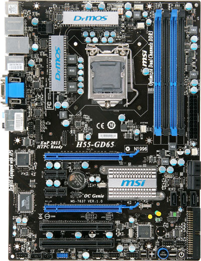 MSI H55-GD65 LGA 1156 (Socket H) ATX