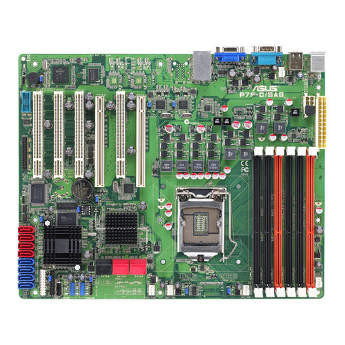 ASUS P7F-C/SAS Intel® 3420 LGA 1156 (Socket H) ATX