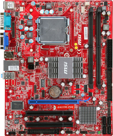 MSI G41TM-P31 motherboard LGA 775 (Socket T) micro ATX