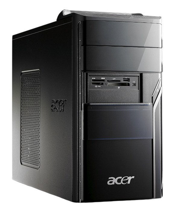 Acer Aspire M3641-UF7A Intel® Pentium® E5300 4 GB DDR2-SDRAM 750 GB AMD Radeon HD 4350 Windows Vista Home Premium Tower PC