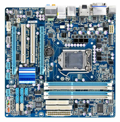 GIGABYTE GA-H55M-USB3 motherboard LGA 1156 (Socket H) micro ATX