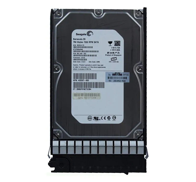 397377-006 - HP 750GB 7200RPM SATA 3Gb/s 3.5-in Hard Drive