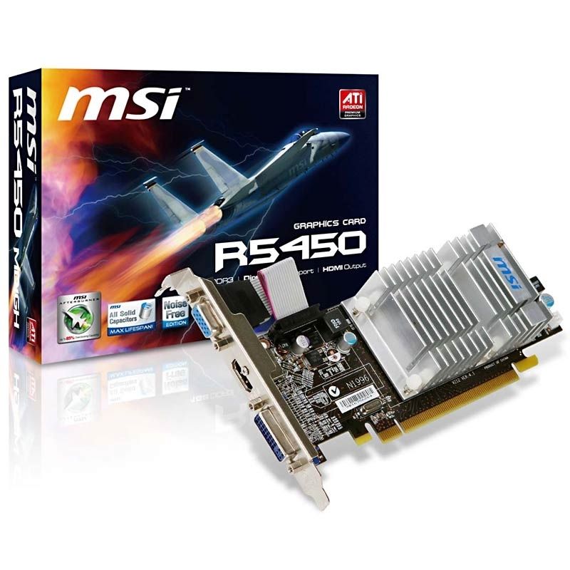 MSI V212-003R graphics card AMD 1 GB GDDR3