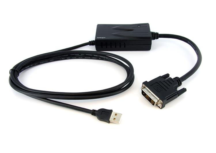 StarTech.com 6ft. USB to DVI Adapter Cable – M/M - 1920x1200