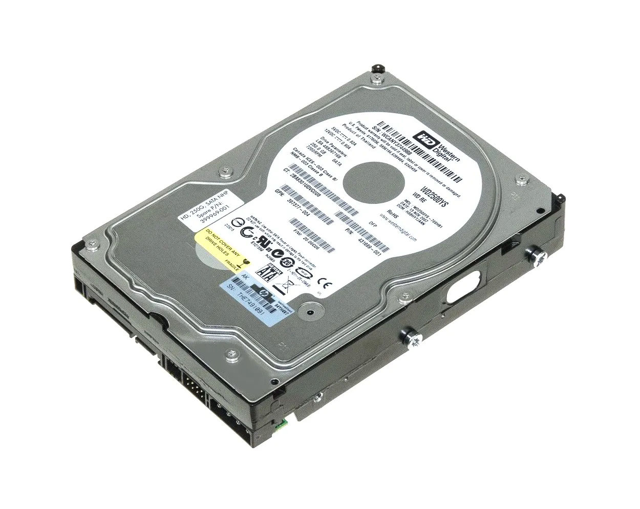 399969-001 - HP 250GB 7200RPM SATA 1.5Gb/s 3.5-in Hard Drive