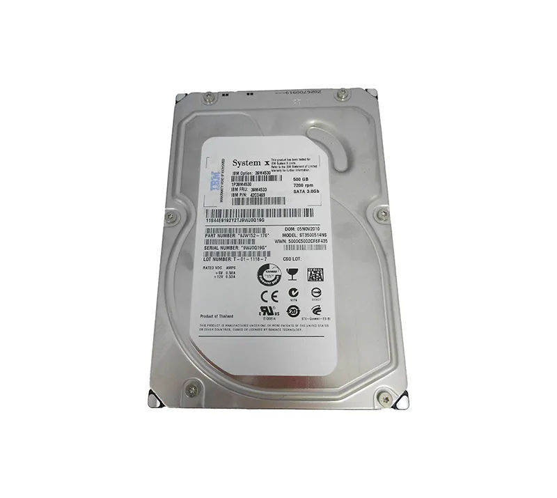 39M4533 - IBM 500GB 7200RPM SATA 3Gb/s 3.5-in Hard Drive