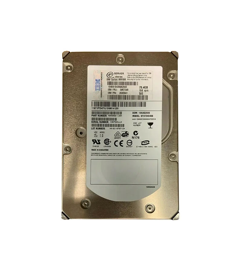 39R7348 - IBM 73.4GB 15000RPM SAS 3Gb/s Hot Swap 3.5-in HDD