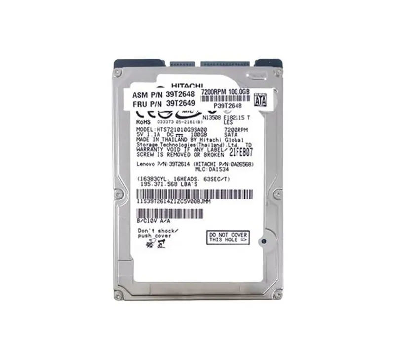 39T2649 - IBM 100GB 7200RPM SATA 1.5Gb/s 2.5-in Hard Drive